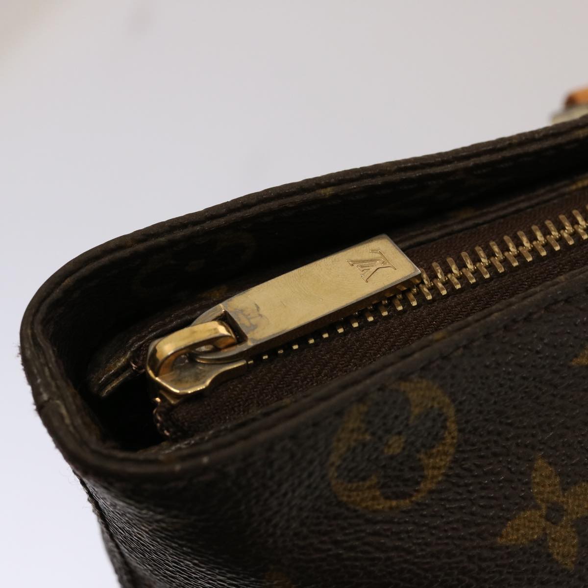 LOUIS VUITTON Monogram Cabas Mezzo Tote Bag M51151 LV 75546