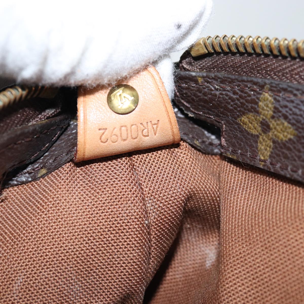 LOUIS VUITTON Monogram Cabas Mezzo Tote Bag M51151 LV 75547