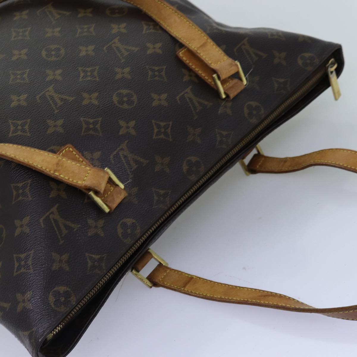 LOUIS VUITTON Monogram Cabas Mezzo Tote Bag M51151 LV 75547