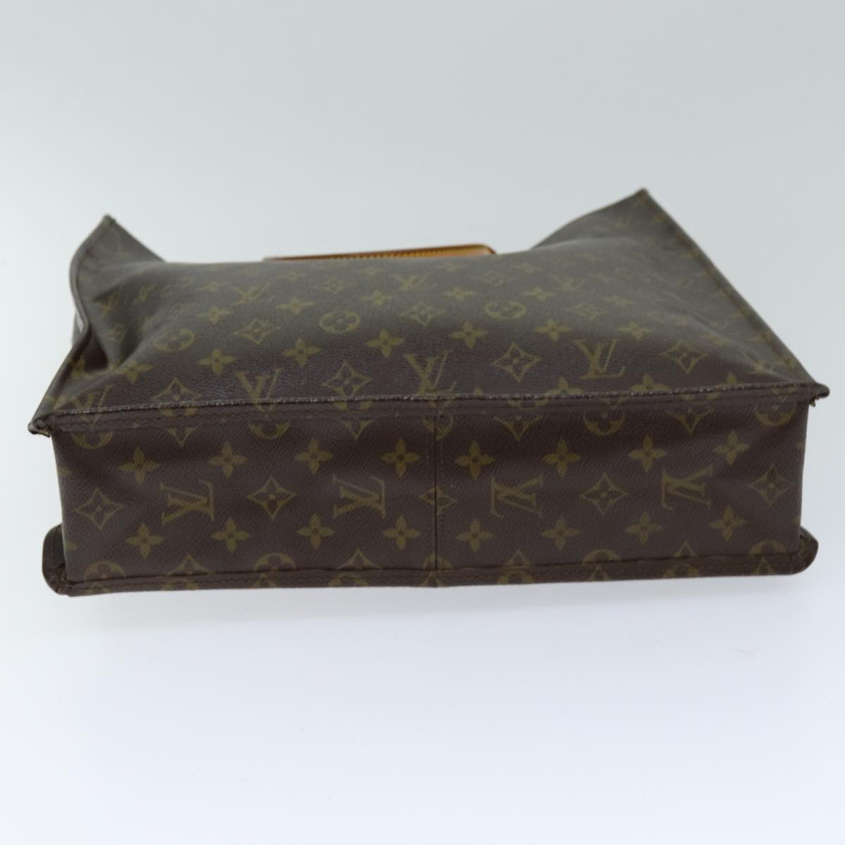 LOUIS VUITTON Monogram Sac Plat Hand Bag M51140 LV 75549