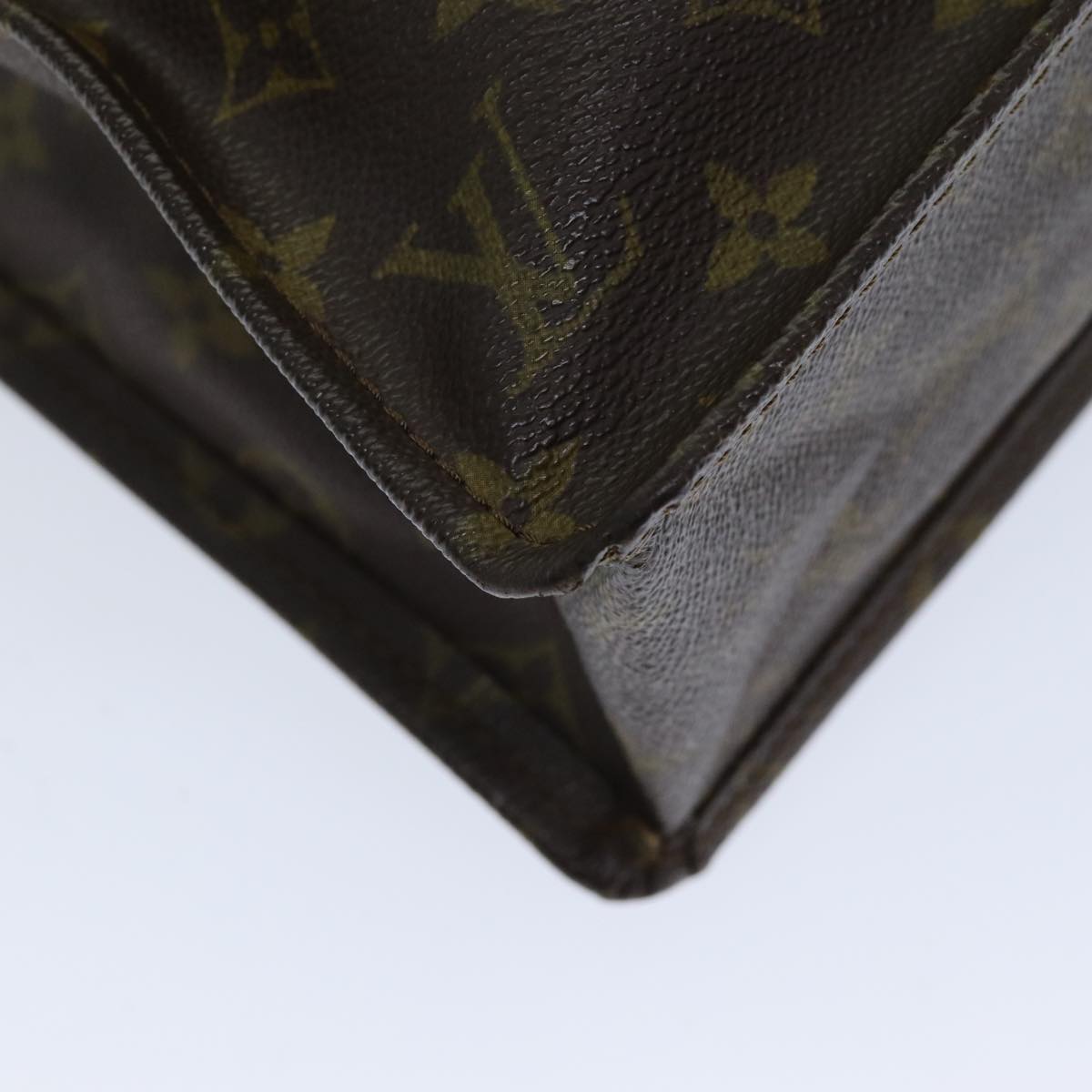 LOUIS VUITTON Monogram Sac Plat Hand Bag M51140 LV 75549