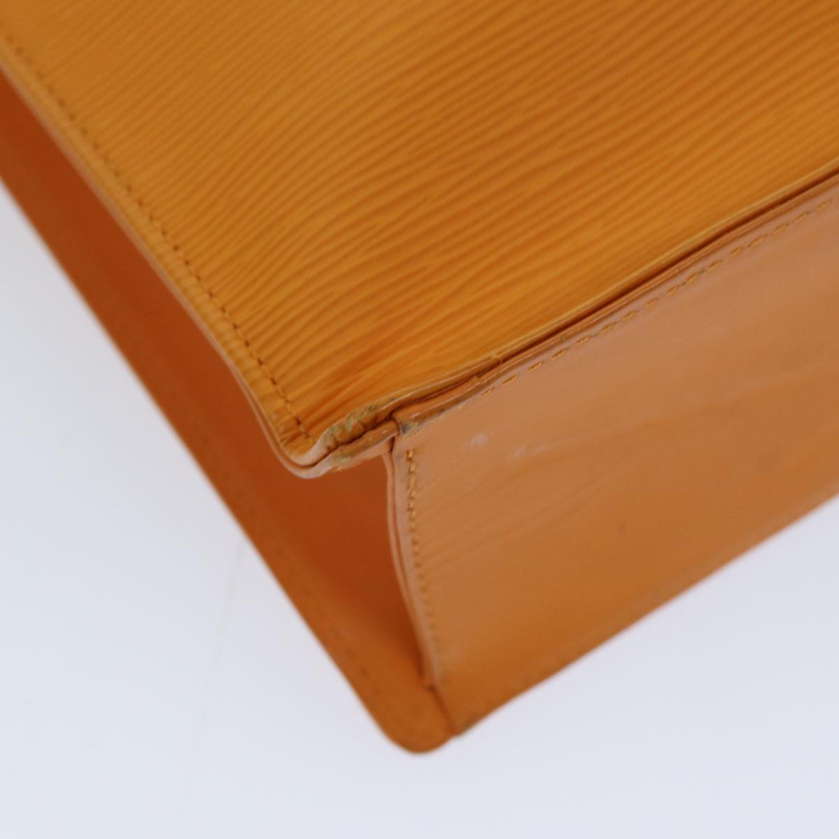 LOUIS VUITTON Epi Sac Plat Hand Bag Orange Mandarin M5274H LV 75550