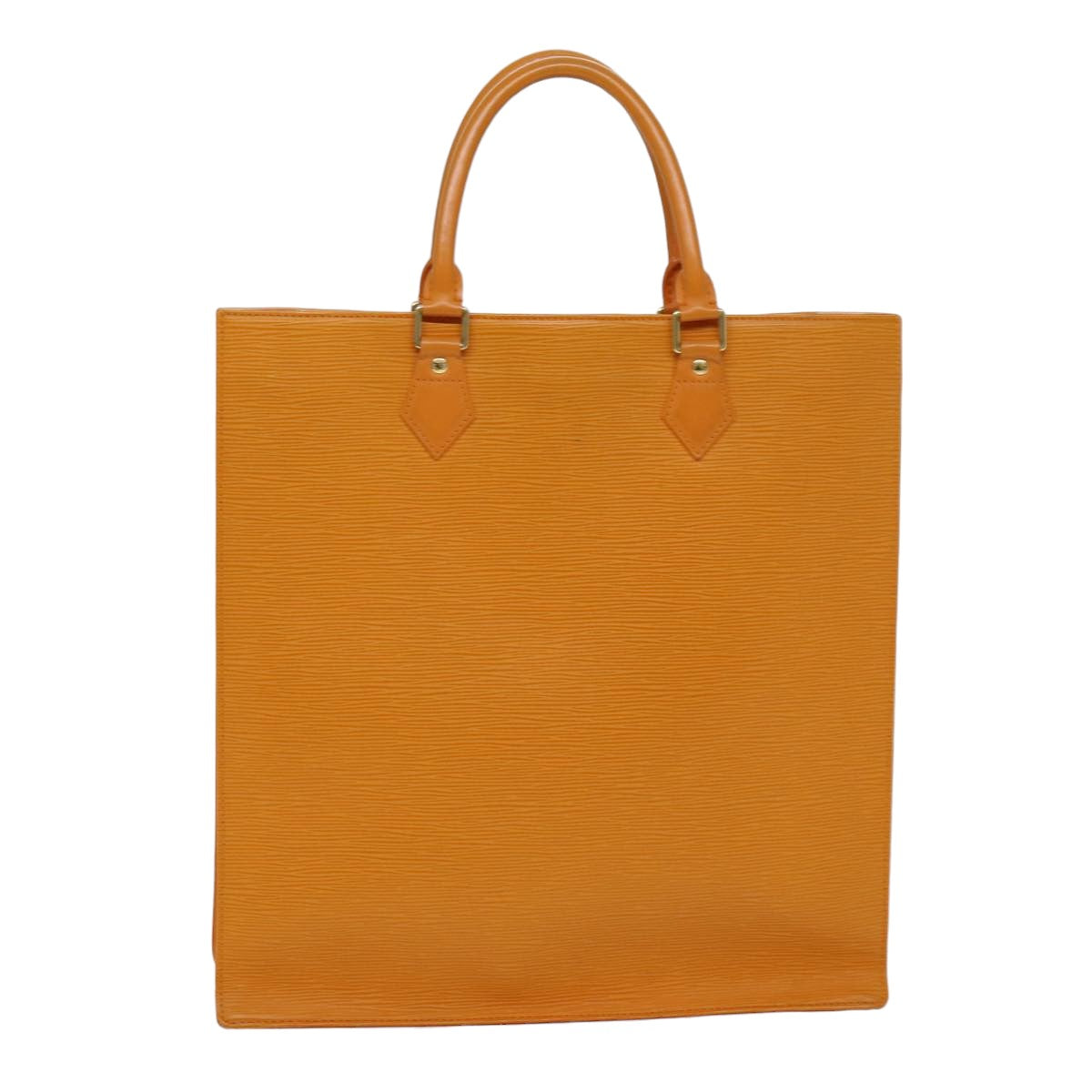 LOUIS VUITTON Epi Sac Plat Hand Bag Orange Mandarin M5274H LV 75550