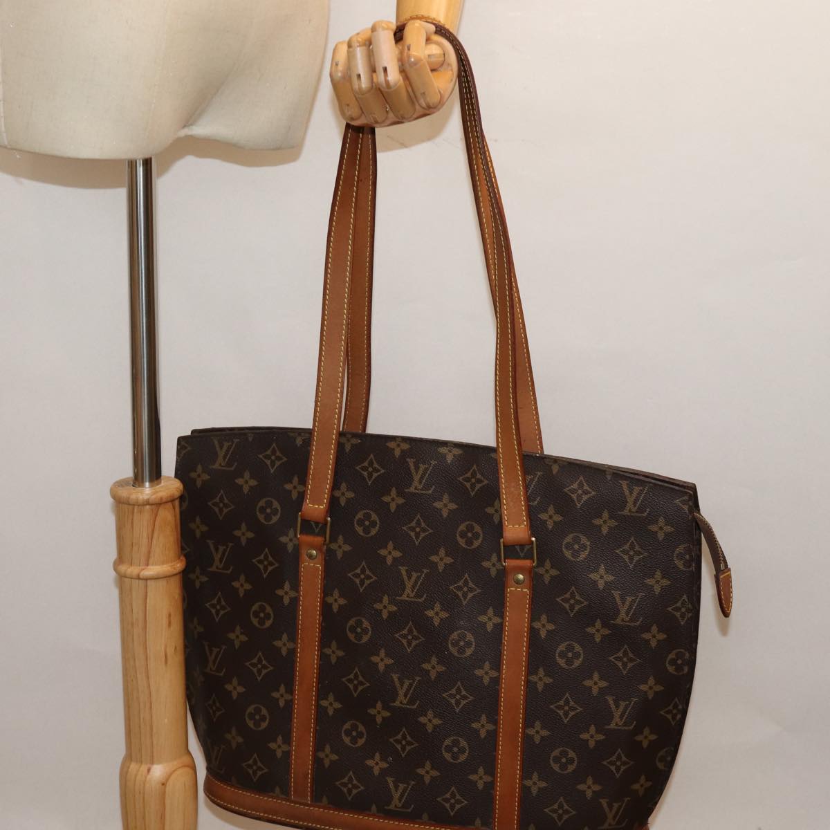 LOUIS VUITTON Monogram Babylone Tote Bag M51102 LV 75551