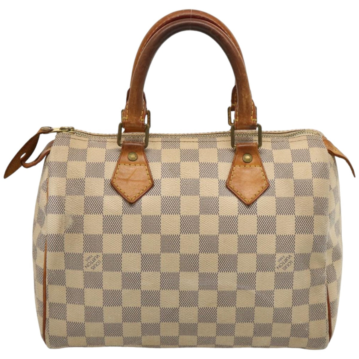 LOUIS VUITTON Damier Azur Speedy 25 Hand Bag N41534 LV 75553