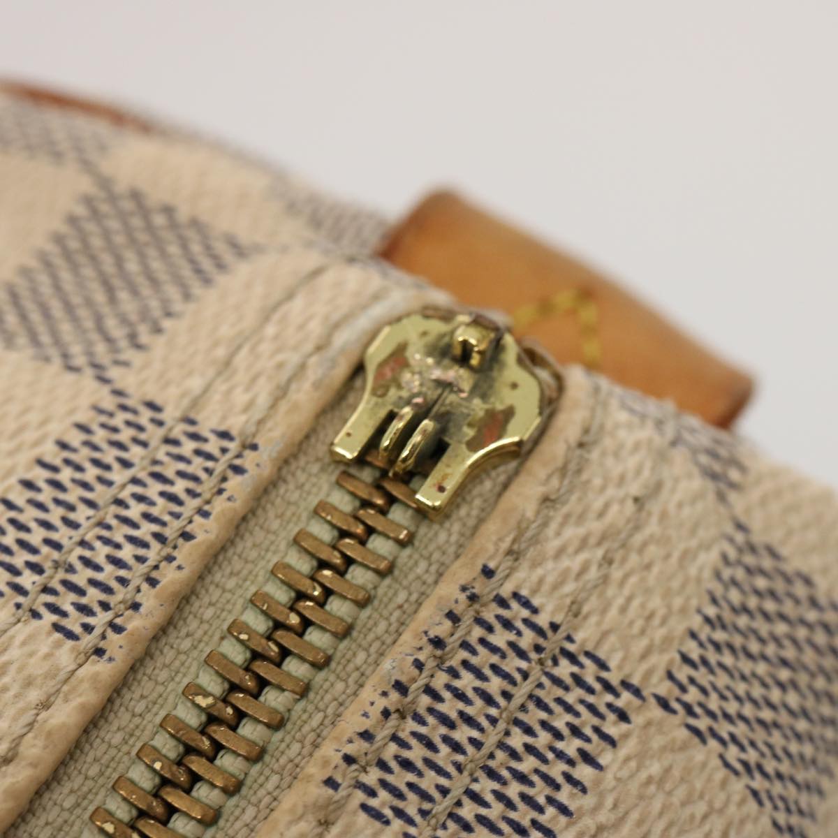 LOUIS VUITTON Damier Azur Speedy 30 Hand Bag N41533 LV 75554
