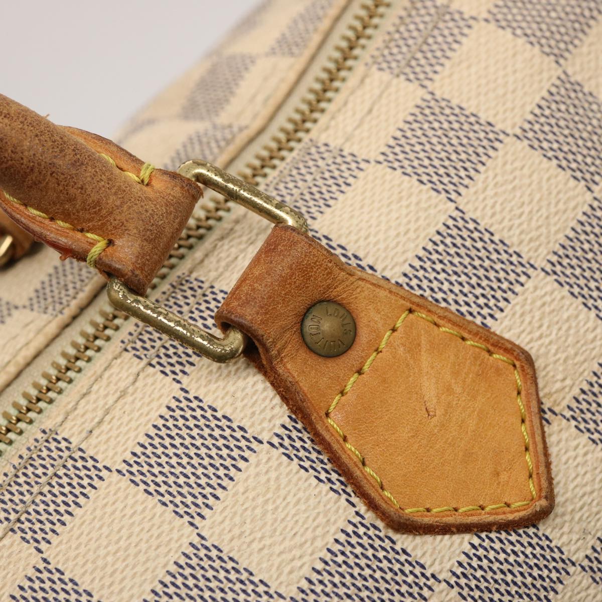 LOUIS VUITTON Damier Azur Speedy 30 Hand Bag N41533 LV 75554