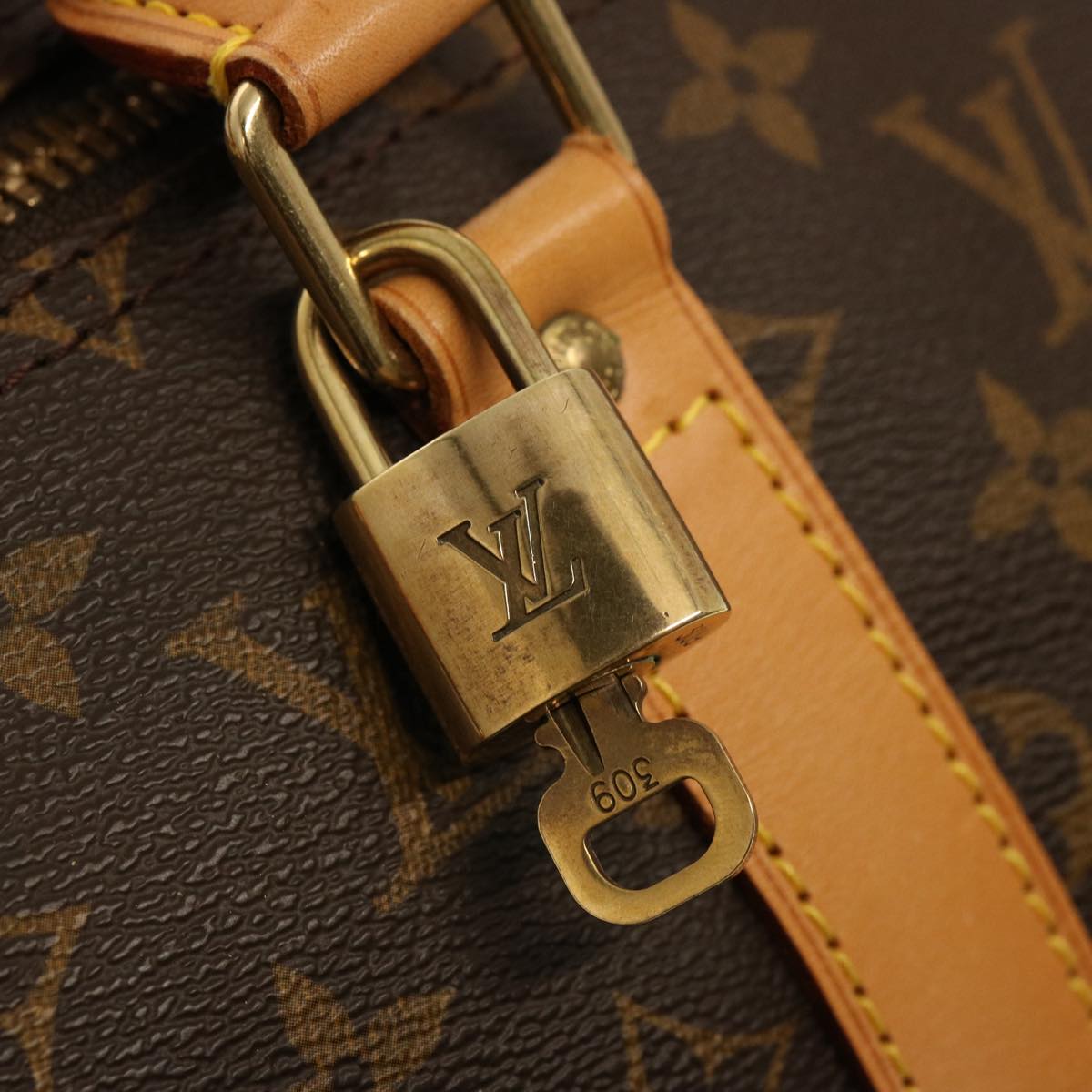 LOUIS VUITTON Monogram Keepall 50 Boston Bag M41426 LV 75560
