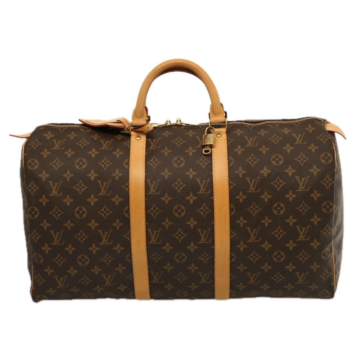 LOUIS VUITTON Monogram Keepall 50 Boston Bag M41426 LV 75560