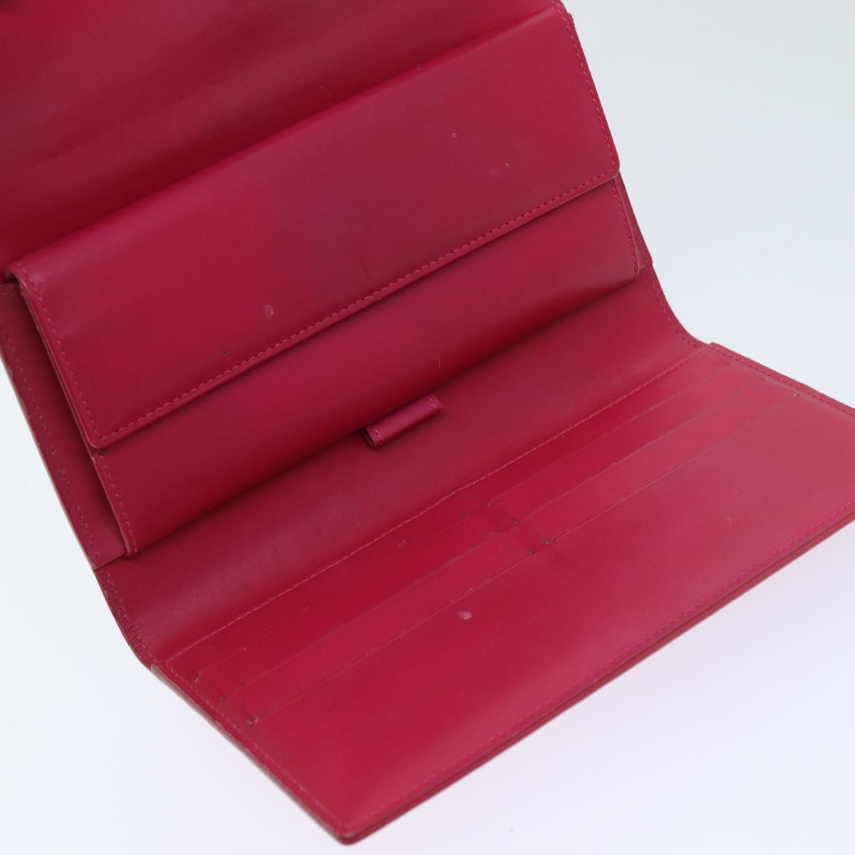 LOUIS VUITTON Vernis Porte Tresol International Wallet Pink M91246 LV 75577