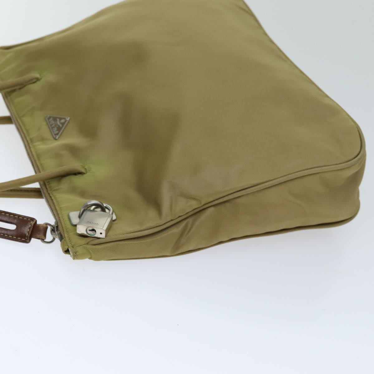 Luxury PradaTote Bag Nylon Beige 75578