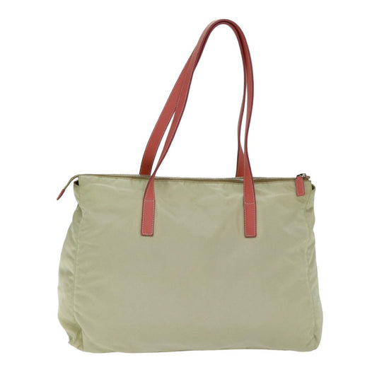 Luxury PradaTote Bag Nylon Cream 75587