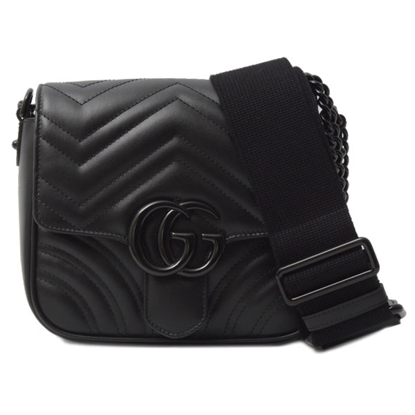 Luxury Gucci Trending 2025 Leather GG Marmont Quilted Shoulder Bag 739681
