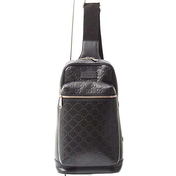 Luxury Gucci Trending 2025 Leather Crossbody Bag Black 450970