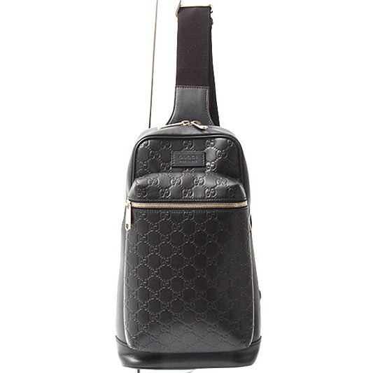 Luxury Gucci Trending 2025 Leather Crossbody Bag Black 450970