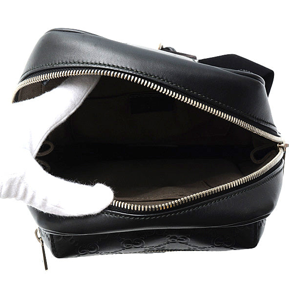 Luxury Gucci Trending 2025 Leather Crossbody Bag Black 450970