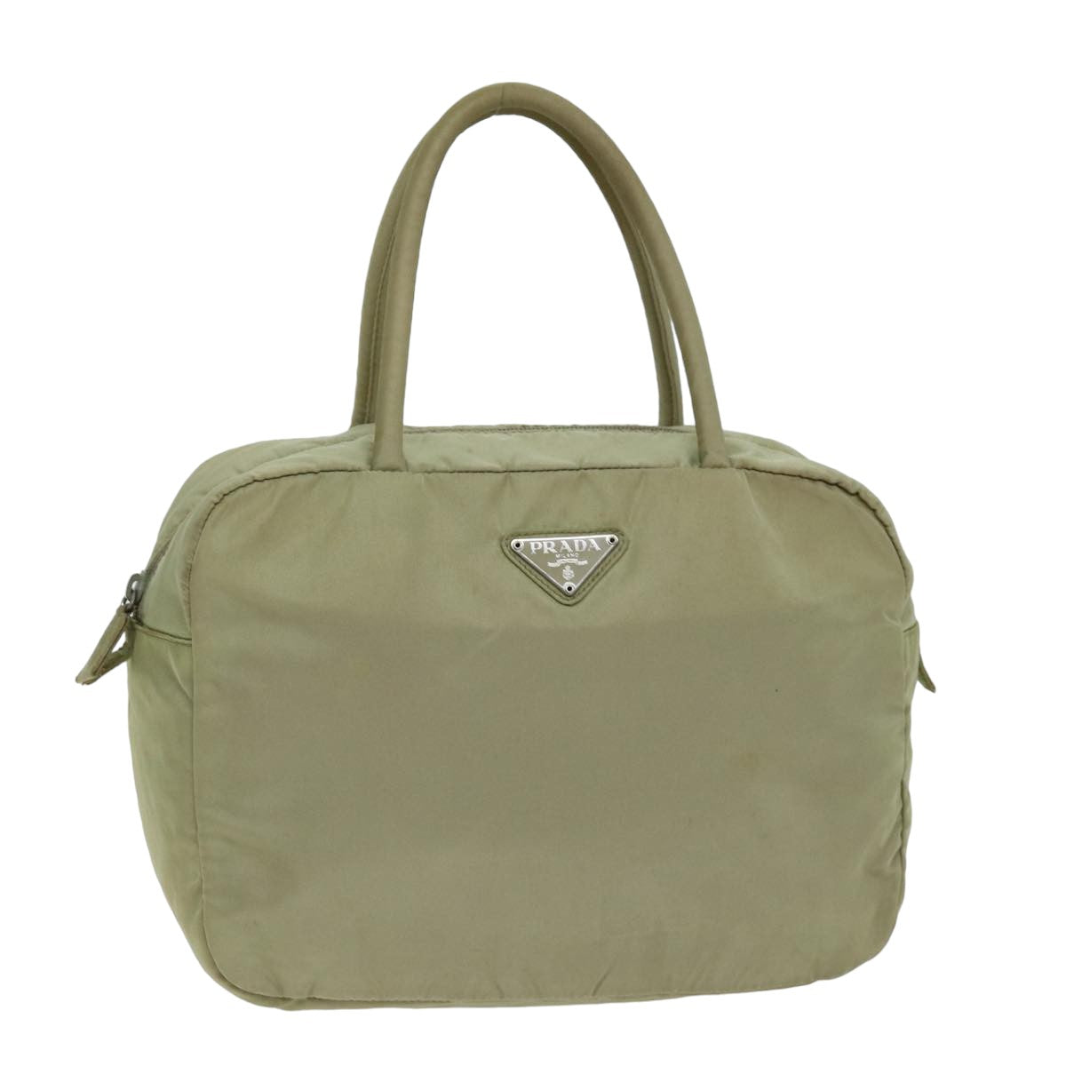 Luxury PradaHand Bag Nylon Beige 75637