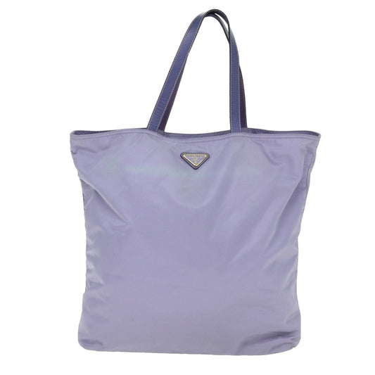 Luxury PradaTote Bag Nylon Purple 75643