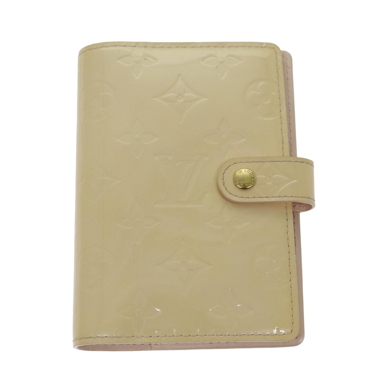 LOUIS VUITTON Vernis Agenda PM Day Planner Cover Pink R21007 LV 75650