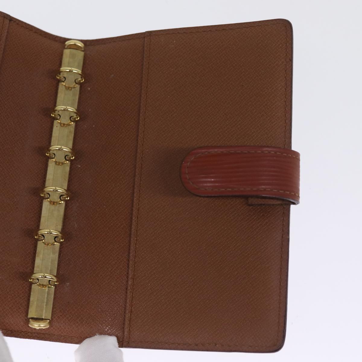 LOUIS VUITTON Epi Agenda PM Day Planner Cover Brown R20053 LV 75652