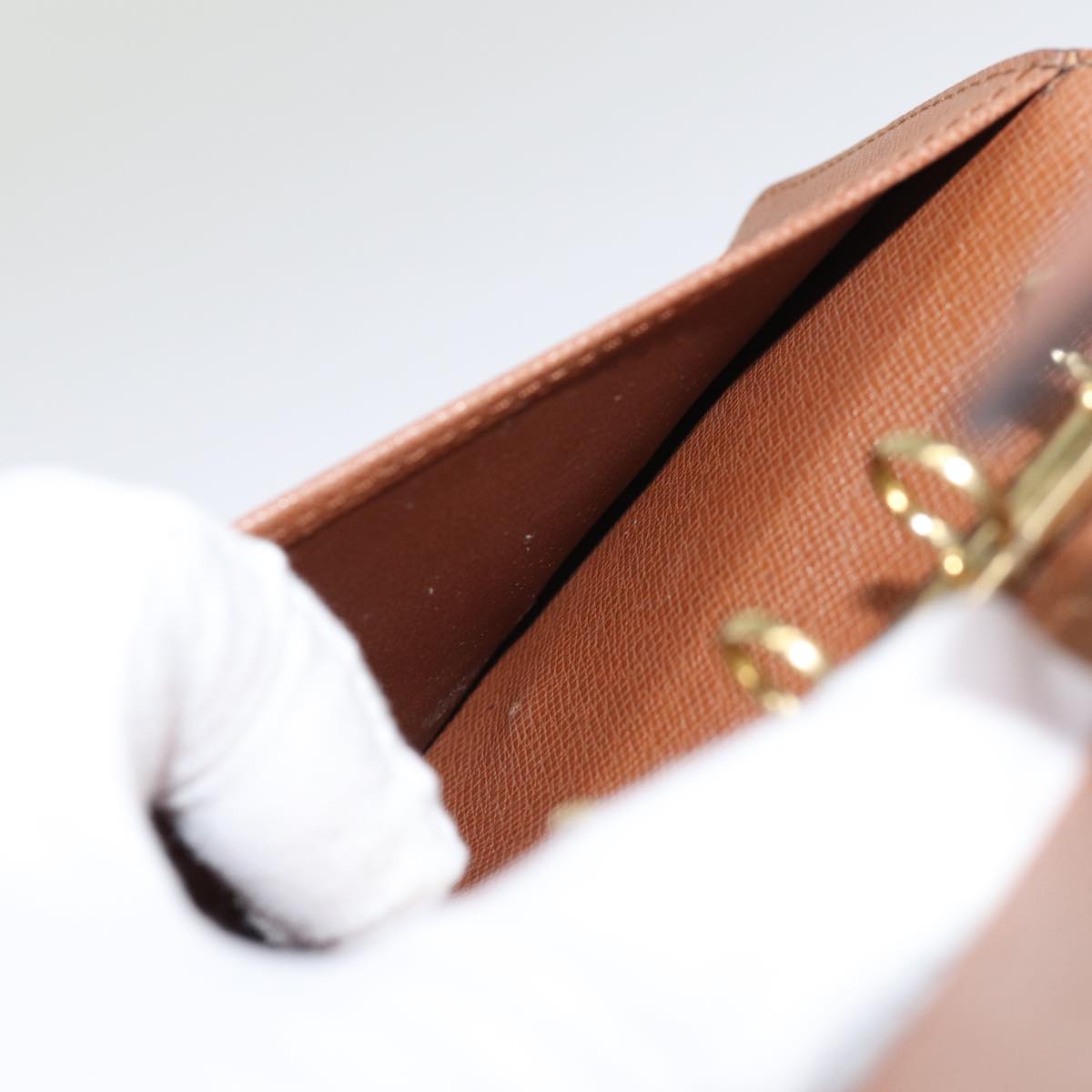 LOUIS VUITTON Epi Agenda PM Day Planner Cover Brown R20053 LV 75652