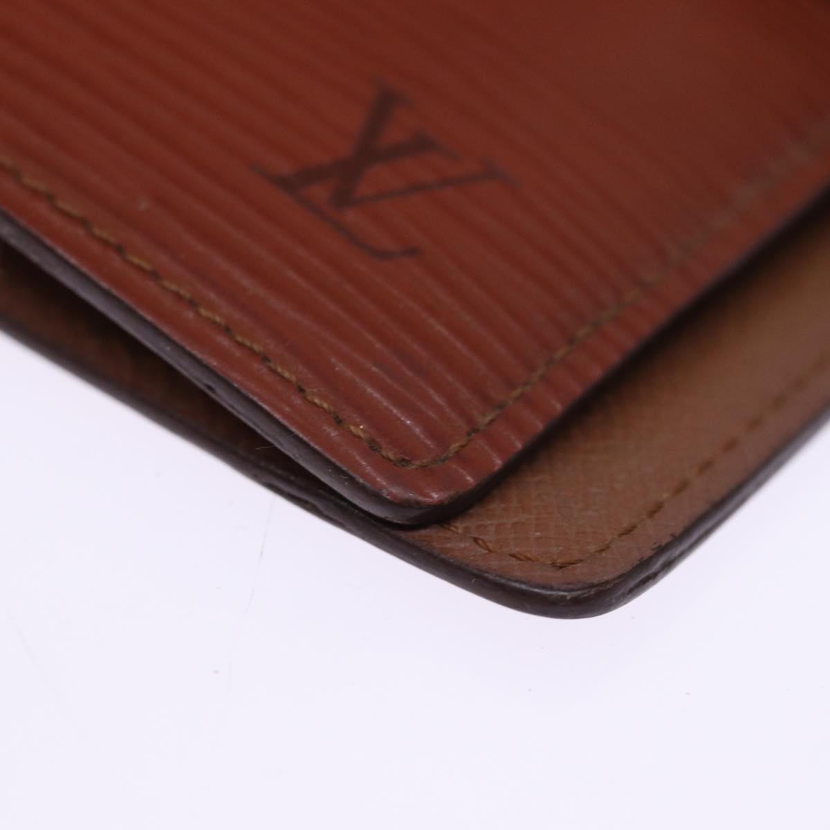 LOUIS VUITTON Epi Agenda PM Day Planner Cover Brown R20053 LV 75652