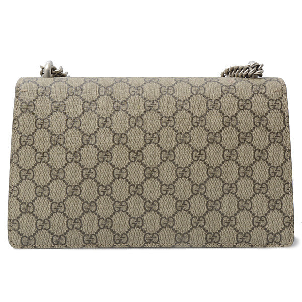 Luxury Gucci Trending 2025 GG Supreme Dionysus Chain Shoulder Bag PVC Suede