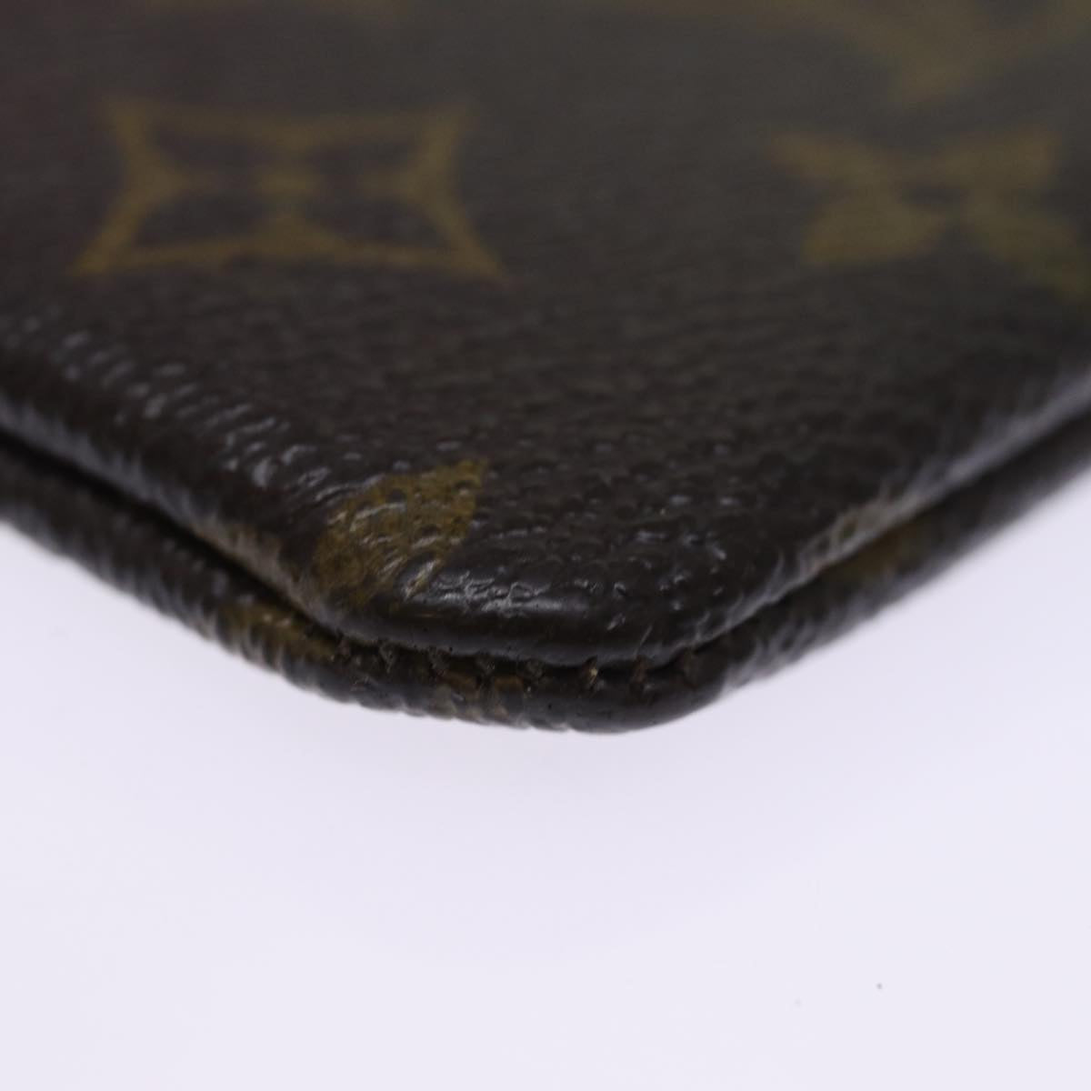 LOUIS VUITTON Monogram Pochette Cles Coin Purse M62650 LV 75659