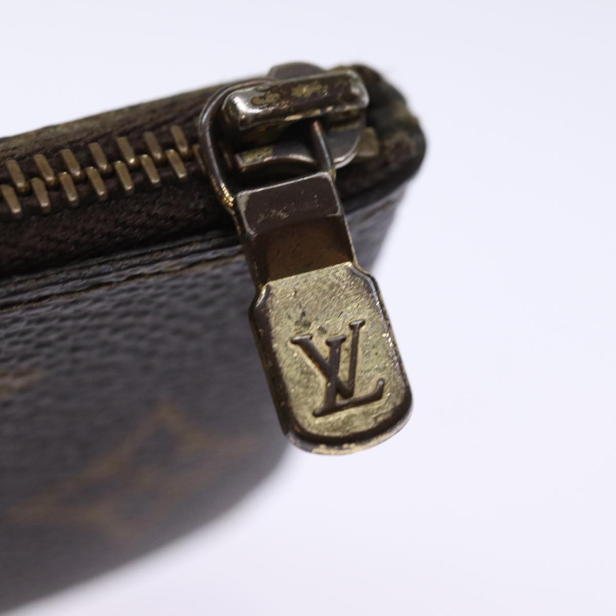 LOUIS VUITTON Monogram Pochette Cles Coin Purse M62650 LV 75659