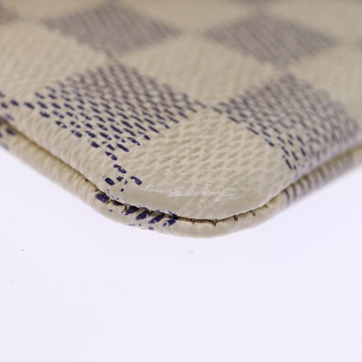 LOUIS VUITTON Damier Azur Pochette Cles Coin Purse N62659 LV 75660
