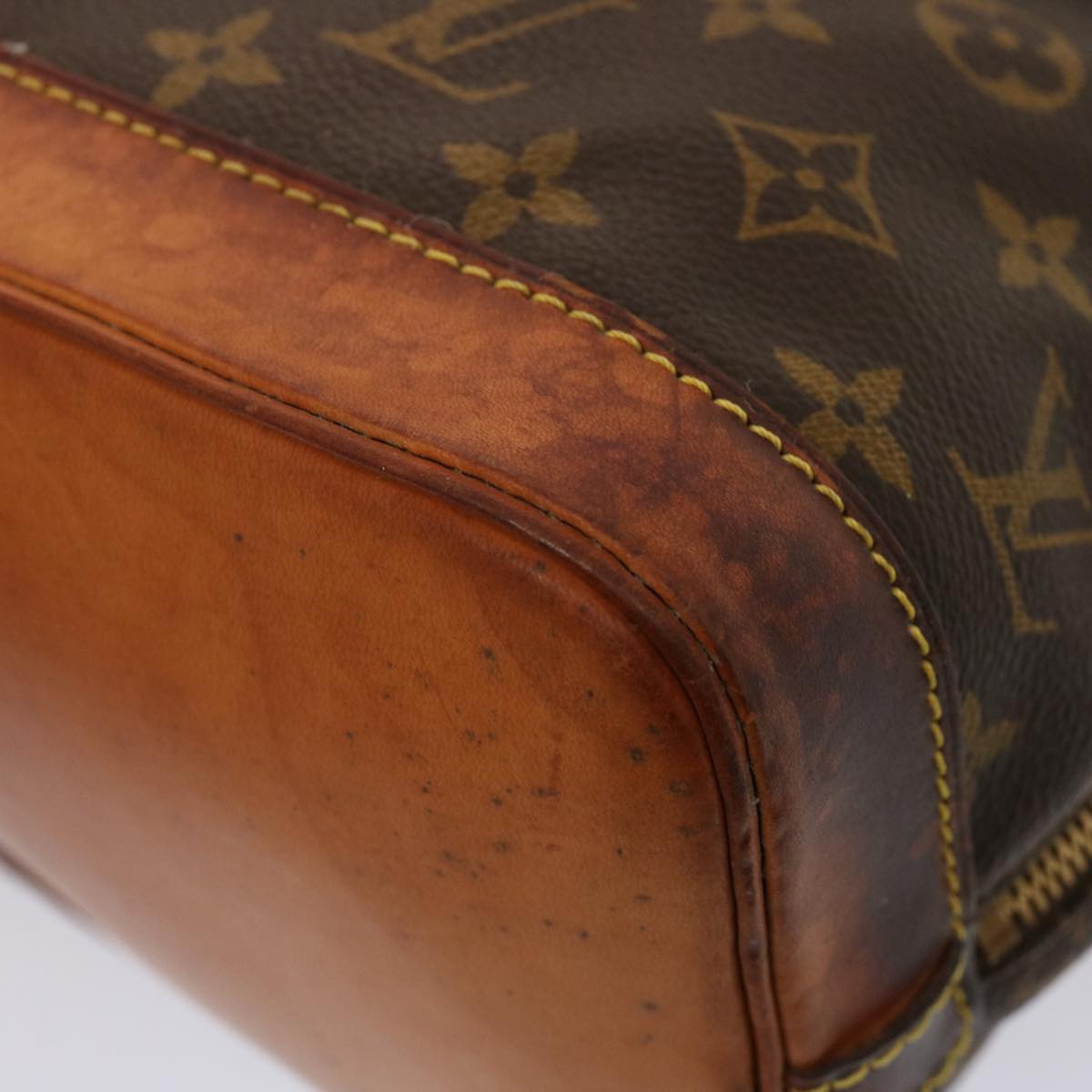 LOUIS VUITTON Monogram Alma Hand Bag M51130 LV 75675