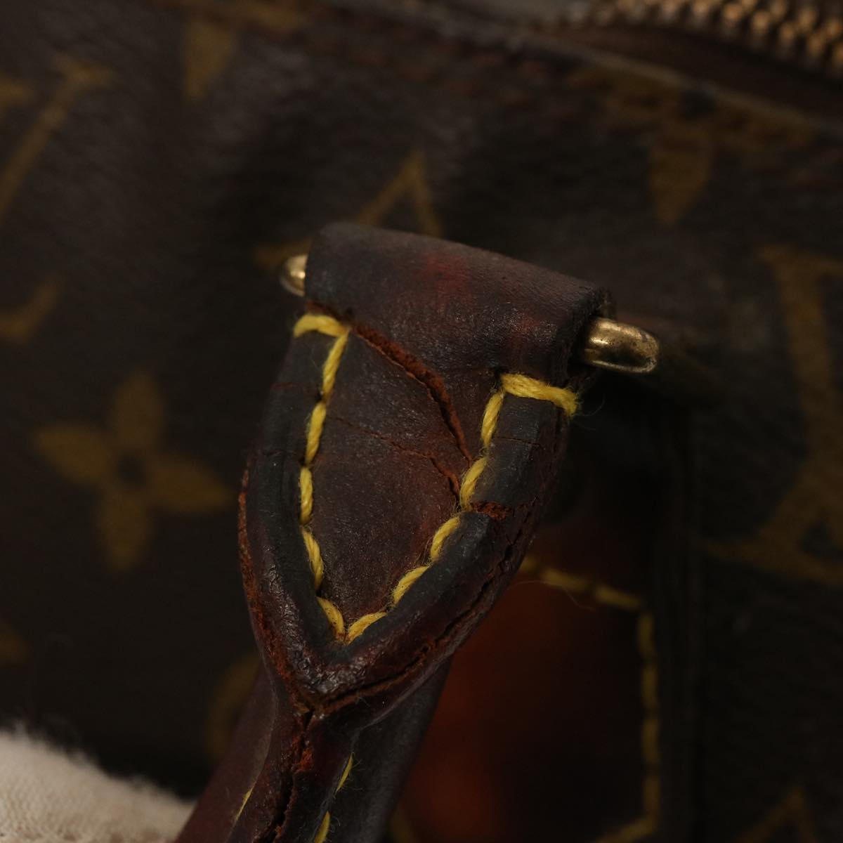 LOUIS VUITTON Monogram Alma Hand Bag M51130 LV 75675