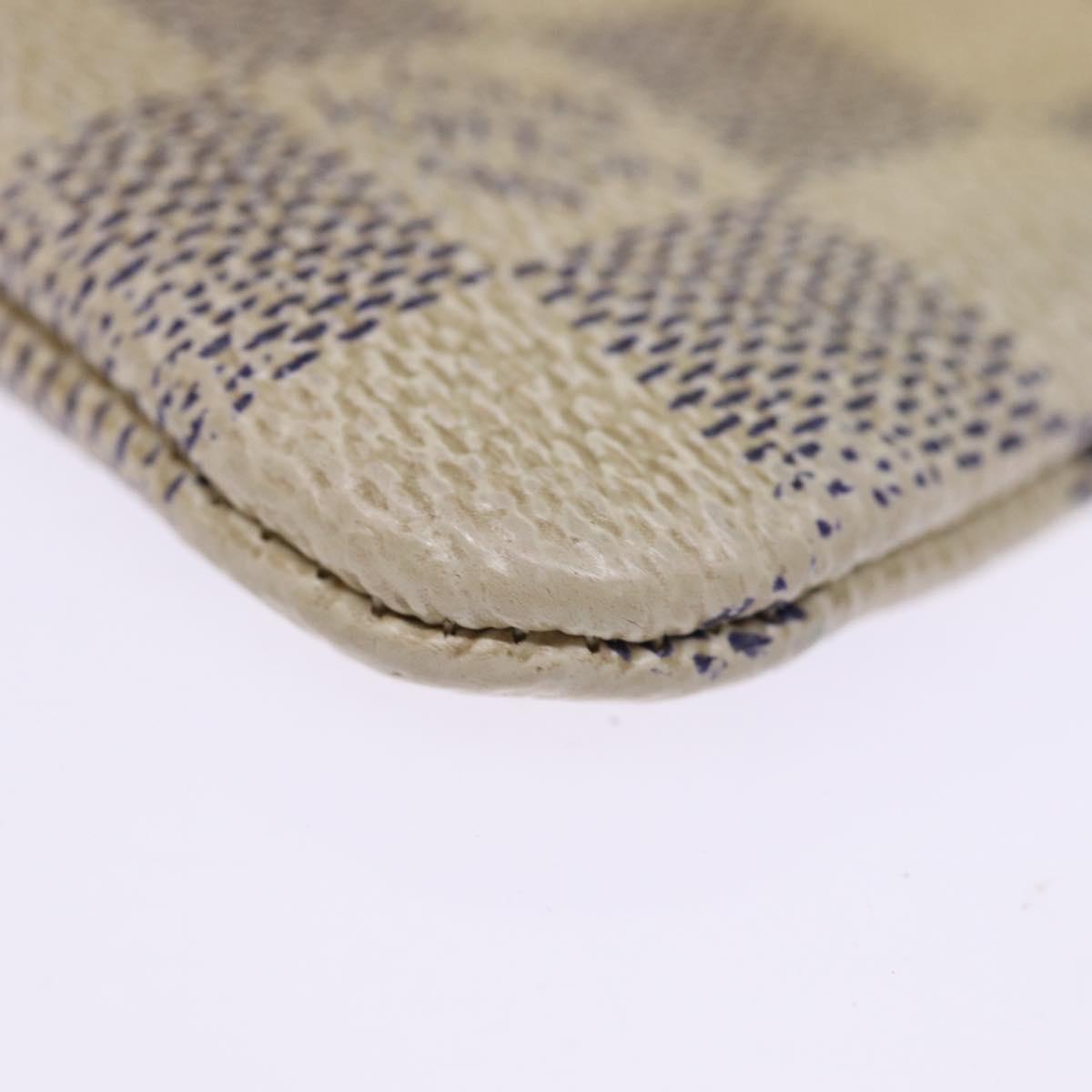 LOUIS VUITTON Damier Azur Pochette Cles Coin Purse N62659 LV 75680