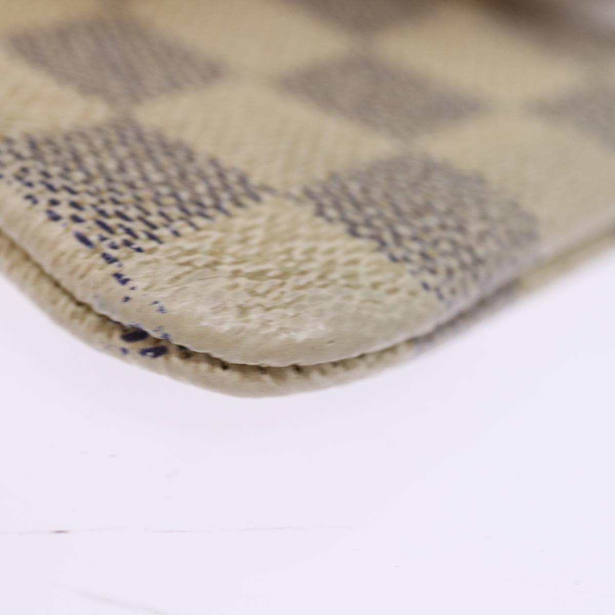 LOUIS VUITTON Damier Azur Pochette Cles Coin Purse N62659 LV 75680