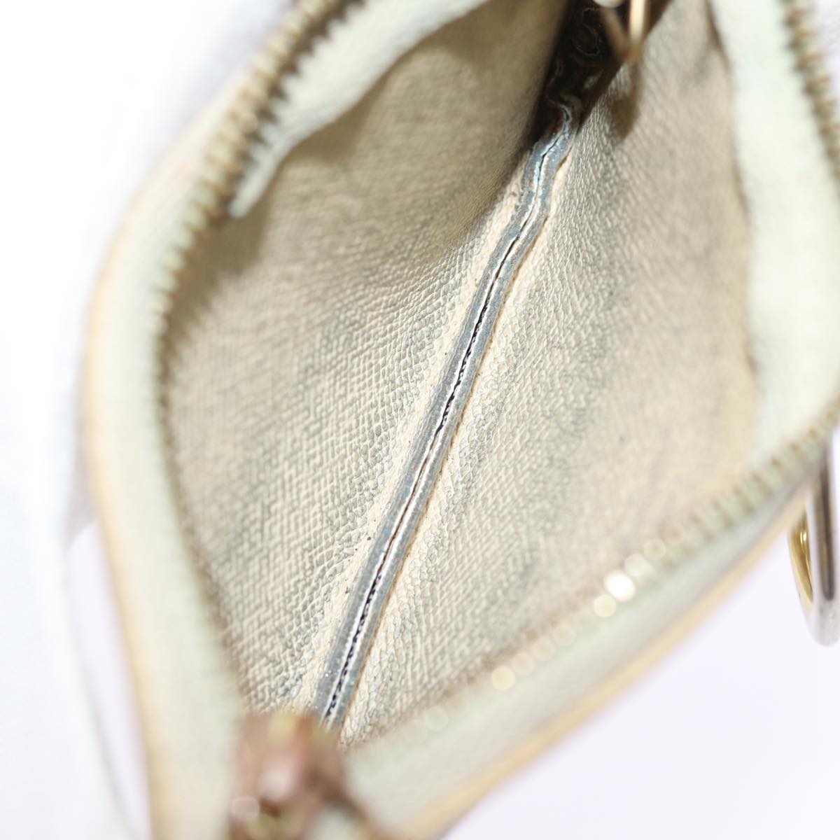 LOUIS VUITTON Damier Azur Pochette Cles Coin Purse N62659 LV 75680