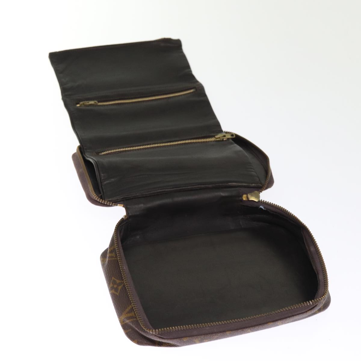 LOUIS VUITTON Monogram Poche Monte Carlo Jewelry Box M47352 LV 75681