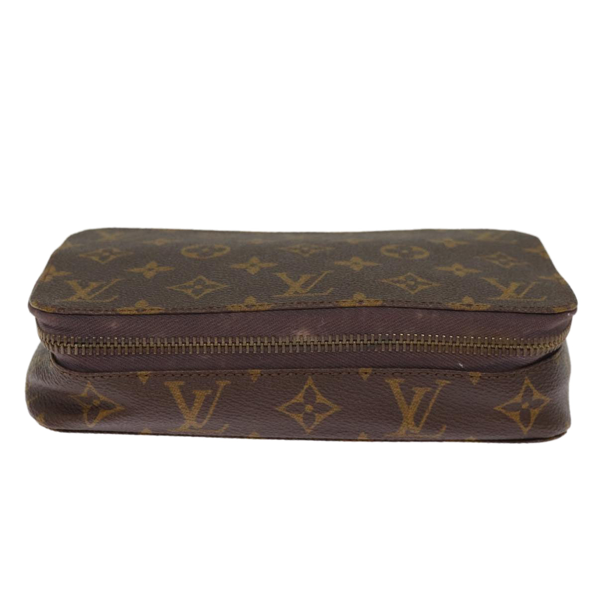 LOUIS VUITTON Monogram Poche Monte Carlo Jewelry Box M47352 LV 75681