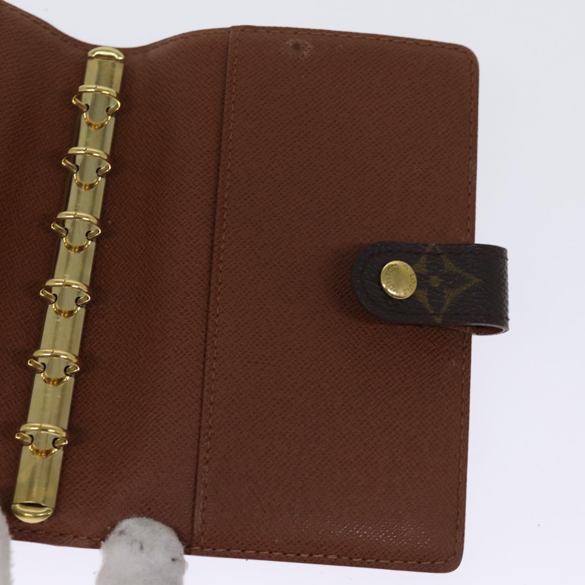 LOUIS VUITTON Monogram Agenda PM Day Planner Cover R20005 LV 75686