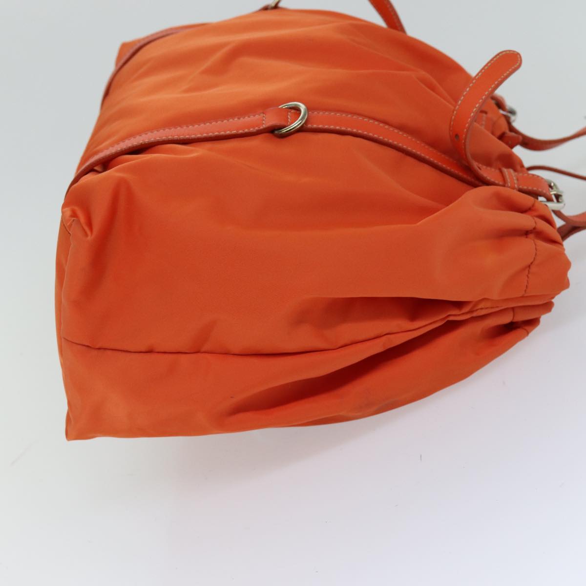 Luxury PradaTote Bag Nylon Orange 75692