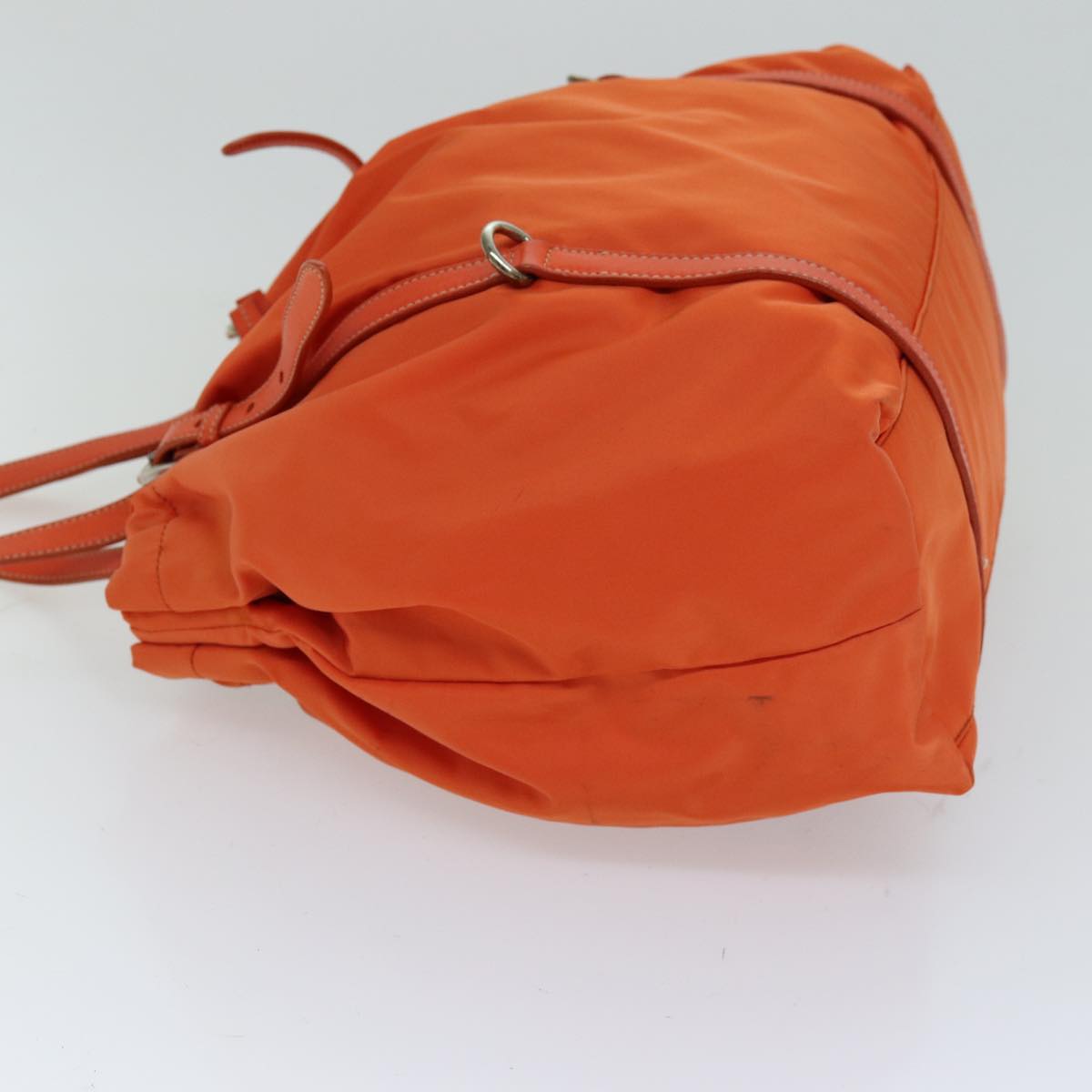 Luxury PradaTote Bag Nylon Orange 75692