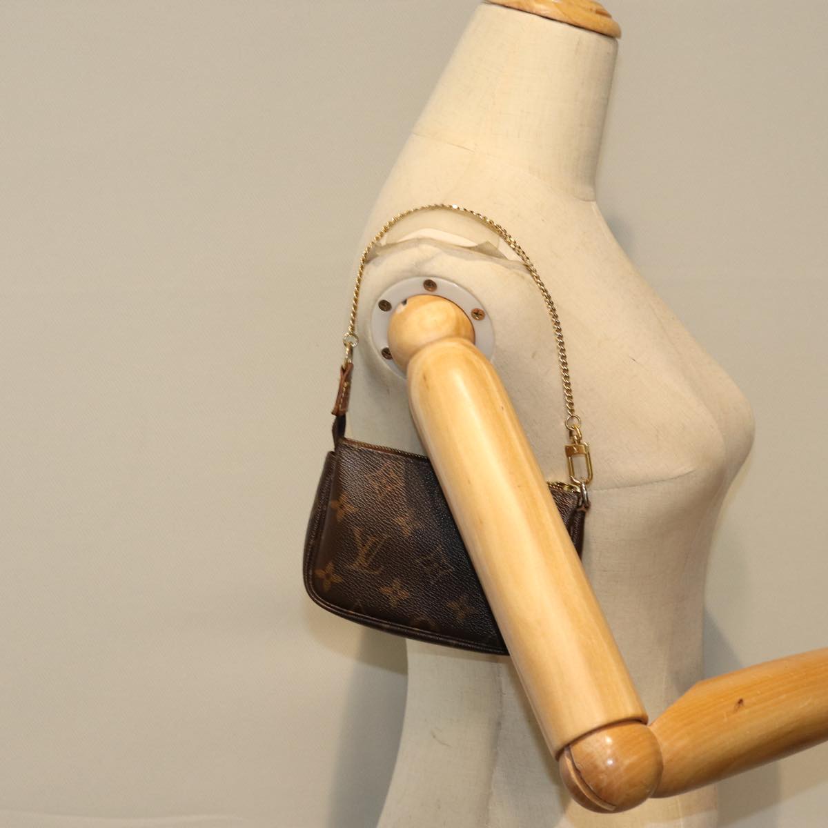LOUIS VUITTON Monogram Mini Pochette Accessoires Pouch M58009 LV 75700