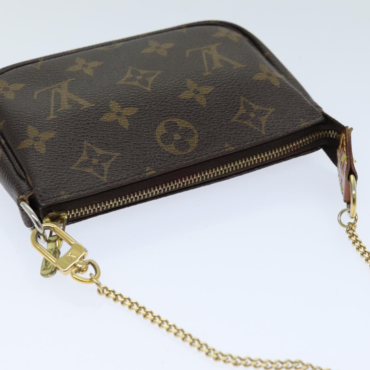 LOUIS VUITTON Monogram Mini Pochette Accessoires Pouch M58009 LV 75700