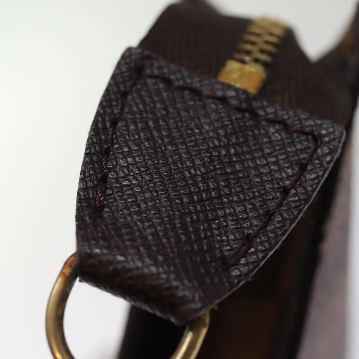 LOUIS VUITTON Damier Ebene Marais Pouch LV 75702
