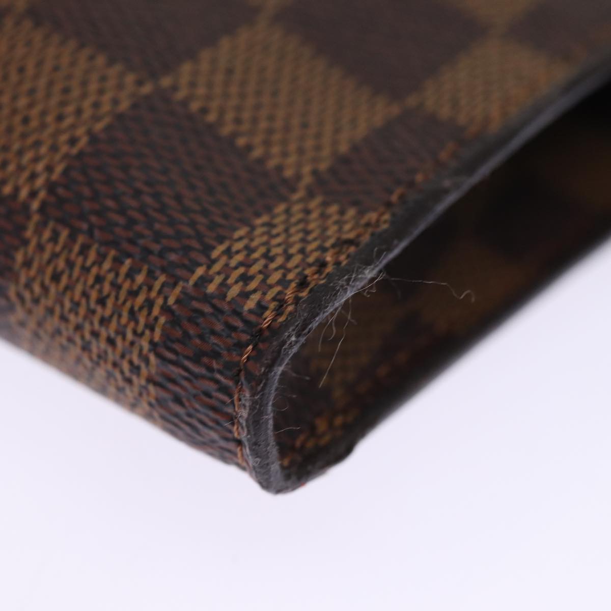 LOUIS VUITTON Damier Ebene Marais Pouch LV 75702