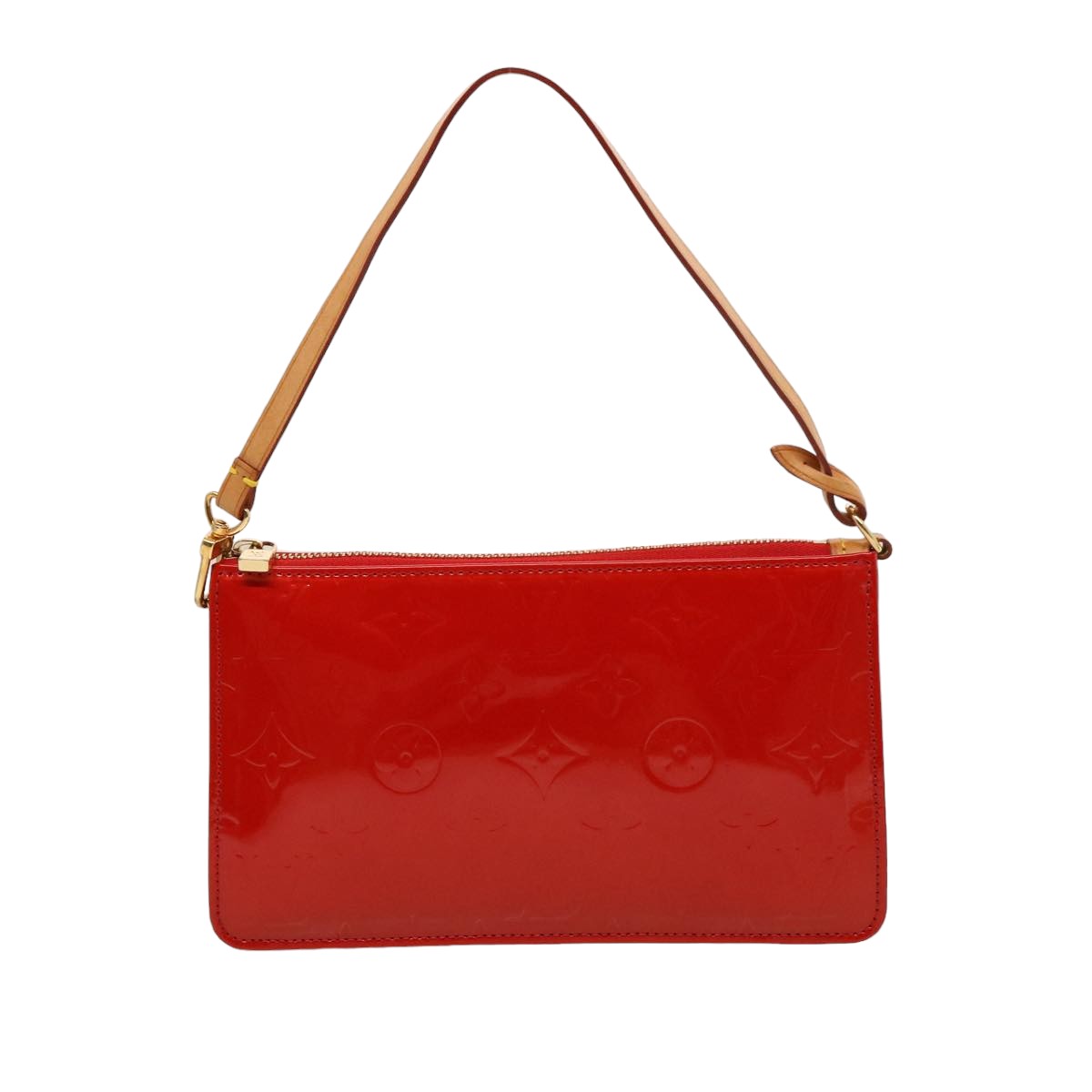 LOUIS VUITTON Monogram Vernis Lexington Accessory Pouch Rouge M91132 75703