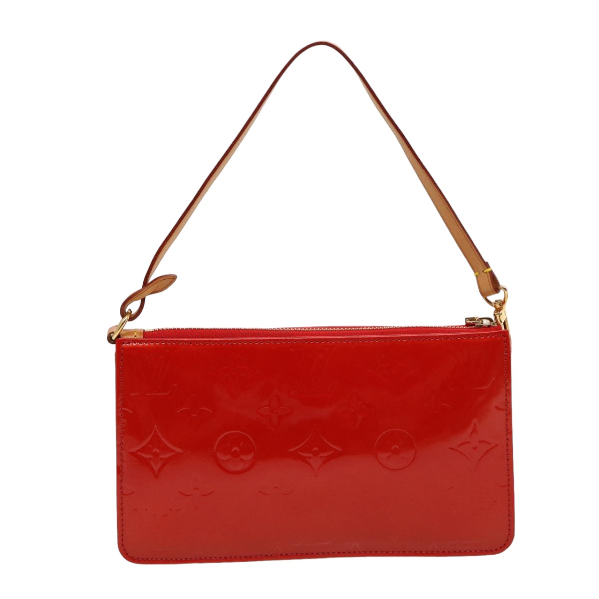 LOUIS VUITTON Monogram Vernis Lexington Accessory Pouch Rouge M91132 75703