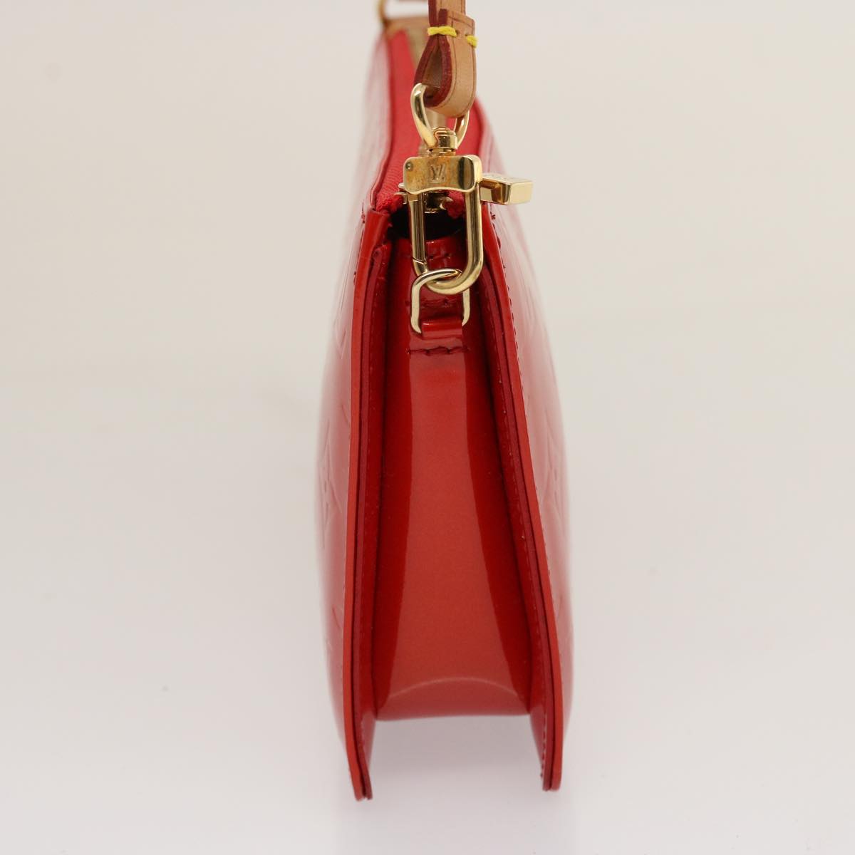 LOUIS VUITTON Monogram Vernis Lexington Accessory Pouch Rouge M91132 75703