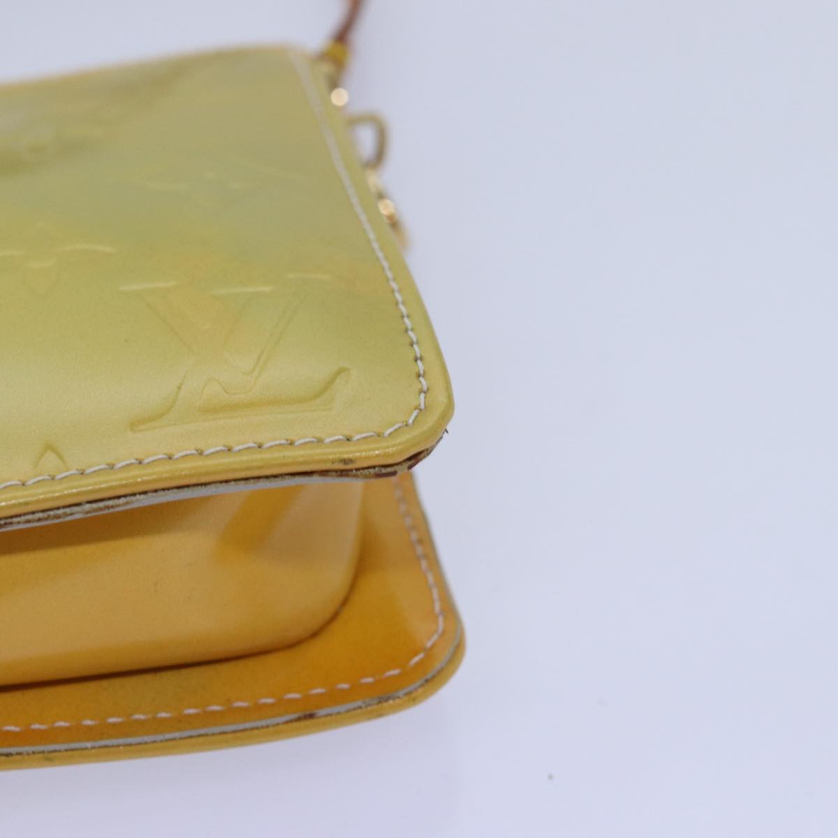 LOUIS VUITTON Monogram Vernis Lexington Accessory Pouch Gris M91056 75704
