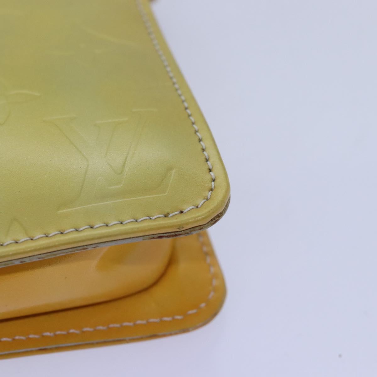 LOUIS VUITTON Monogram Vernis Lexington Accessory Pouch Gris M91056 75704