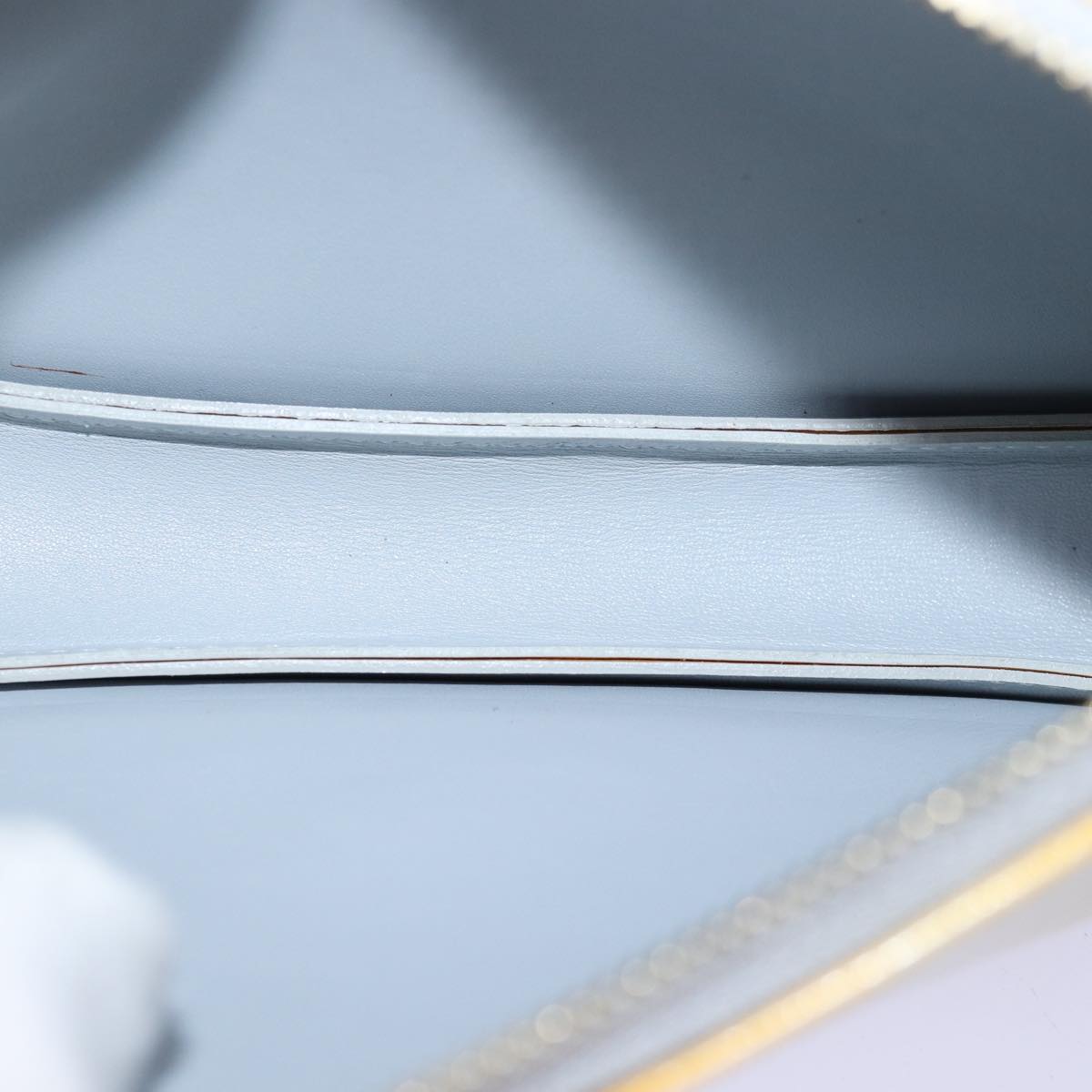 LOUIS VUITTON Monogram Vernis Lexington Accessory Pouch Gris M91056 75704